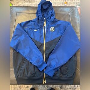 2023/24 Black/Blue Men’s Chelsea FC Nike Windbreaker Jacket
